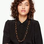 Kate Spade  Out Of Her Shell Pink Rhinestone Tortoise Shell Toggle Long Necklace Photo 1