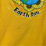 Gildan Heavy Cotton Large Earth Day Graphic Tee Hippie Boho Planet Sunflower Photo 3