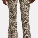 R13  kick flare crop Tyler leopard denim jeans size 26 Photo 0