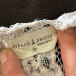 French Pastry  Blush Pink Sheer Lace New York Short Sleeve Top Size 3X Photo 4