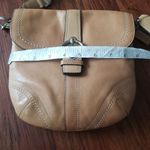 Coach Vtg Tan Chic Y2K Edgy Feminine Classic Buckle SoHo Leather Crossbody Bag Photo 3