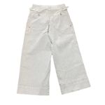 Anthropologie Cropped Utility Khaki Pants 27 Cotton Twill Beige Tan Photo 1