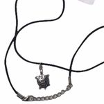 Hand Crafted Necklace Turtle Pendant Silk Cord #3 Photo 3
