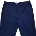 Jennifer Lopez Navy Blue Cropped Dress Pants Photo 43