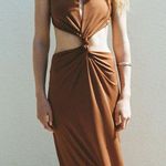 ZARA Open Back Cut-Out Dress Photo 4