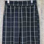 SheIn Tall XS Plaid Black & White Pants Soft & Stretchy Photo 2