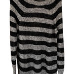 Banana Republic  Black and Gray Striped Sweater Photo 0
