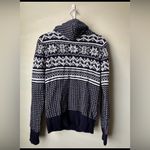 If It Were Me  Sweater Womens Size XS Winter Isle Wool Blend Cardigan Full Zip Photo 1