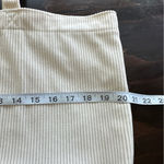Sézane Sezane Cream Striped Tote Bag Photo 8