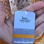 Bon Voyage Ditzy Floral Paisley Kimono NWT | OS Tan Photo 3