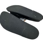 ZARA  Slide Sandals Buckles Double Strap Faux Leather Black Size 41 US 10 Photo 13