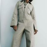 ZARA  Full Length Gabardine Jumpsuit Photo 2