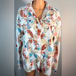 Cider  Multicolor Patterned Sweater with Cream Cowl Photo 1