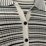 Commense Musical Notation Knit Top size XS Black Photo 3