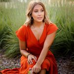 Boutique orange wrap dress Photo 1