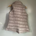 Athleta  Downabout Goose Down Puffer Vest‎ Funnel Neck Asymmetric Zip Cardamom Photo 3