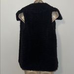 Jack by BB Dakota Black Faux Fur Vest Open Front Women’s Small S Photo 4