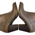 Lucky Brand  Emberleigh Brindle Taupe Leather Heeled Boot Photo 10