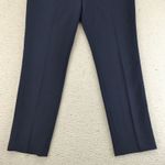 Talbots  Cambridge Pant Navy Blue Flat Front Stretch Women Size 8 Office Corpcore Photo 3