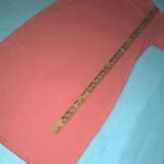 Abound  Distressed midi dress puffy short sleeves salmon color NEW size XL Photo 6