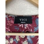 VICI Collection Floral Ruffle Button Front Top Photo 1