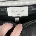 Aritzia Wilfred The Melina Black Vegan Leather High Rise Straight Leg Pants Size 0 Photo 2