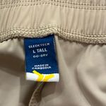 Old Navy Tan High-Waisted SleekTech Barrel Ankle Pants Large tall Savanna Grass Photo 10