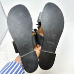 & Other Stories & Other Stories Suede Tassel Leather Sandalette Sandals Black Size 9 Photo 6