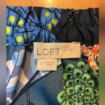 Loft Ann Taylor  Tropical Floral Hummingbird Skirt S Photo 3