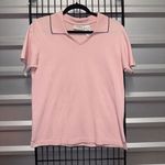 Liz Claiborne Pink Polo Women's Size Small Golf Casual Sport Shirt Green Photo 0