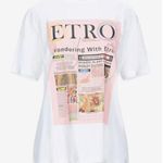 Etro archive print cotton tee White Size 10 Photo 6