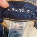 American Eagle  Outfitters Dark Blue Jegging Ripped Cropped Jeans Photo 2