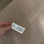 Herve Leger NWT Draped Strapless Fringe Midi Dress in Dune Photo 11