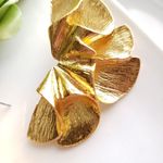 ZARA New!  Fan Earrings Photo 8