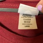 Simply Southern T-Shirt Love Is A Four Legged Word Burgandy Red Size small Photo 5