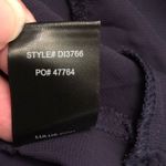 Lulus NEW Size Medium Navy Blue Skater Dress Peekaboo Hem Photo 4