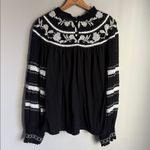 Anthropologie  Maeve Winona Lace Top Large Photo 2