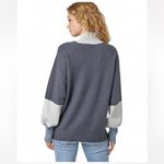 Mystree  Gray and Navy Sweater Photo 1