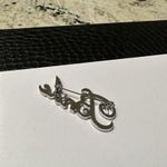 Silver Tone Bride Rhinestone Brooch Pin NWOT For bachelorette Party Or Wedding Photo 2