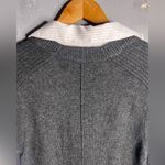 Brochu Walker  Grey Cashmere Blend Sweater With White Collared Shirt XS Photo 3