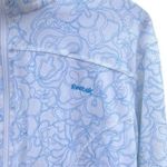 Reebok  Womens White and Blue Floral Zip Up Jacket Photo 6