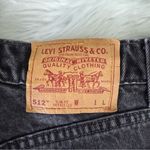 Levi's Levi’s Black 512 Slim Fit Taper Leg Vintage Jeans 1990’s Size 9 Junior Photo 4