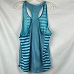 Adidas  Striped Active Wear Tank Top Large Photo 3