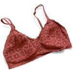 Maurice's Womens Rust Lace Bralett Bra - Sz M Photo 0