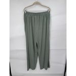 Cupshe  Sage Wide Leg Jersey Split Pant Women XL Beach NEW Photo 2