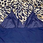 Socialite NWT!  navy blue fitted midi , L Photo 8