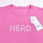 Lady Hagen  HERO Pink Ribbon Collection Breast Cancer Awareness Tee Size Large Photo 2