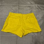 New York & Company Yellow Jean Shorts with Frayed Hem Size 8 Photo 1