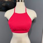 Old Navy Rib-Knit Halter Bikini Swim Top, Pink, XS Photo 0