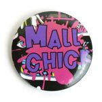 Set of 4 80s Plastic Round 1 1/2" Button Pin Back Slogans Sayings Party Dude Photo 2